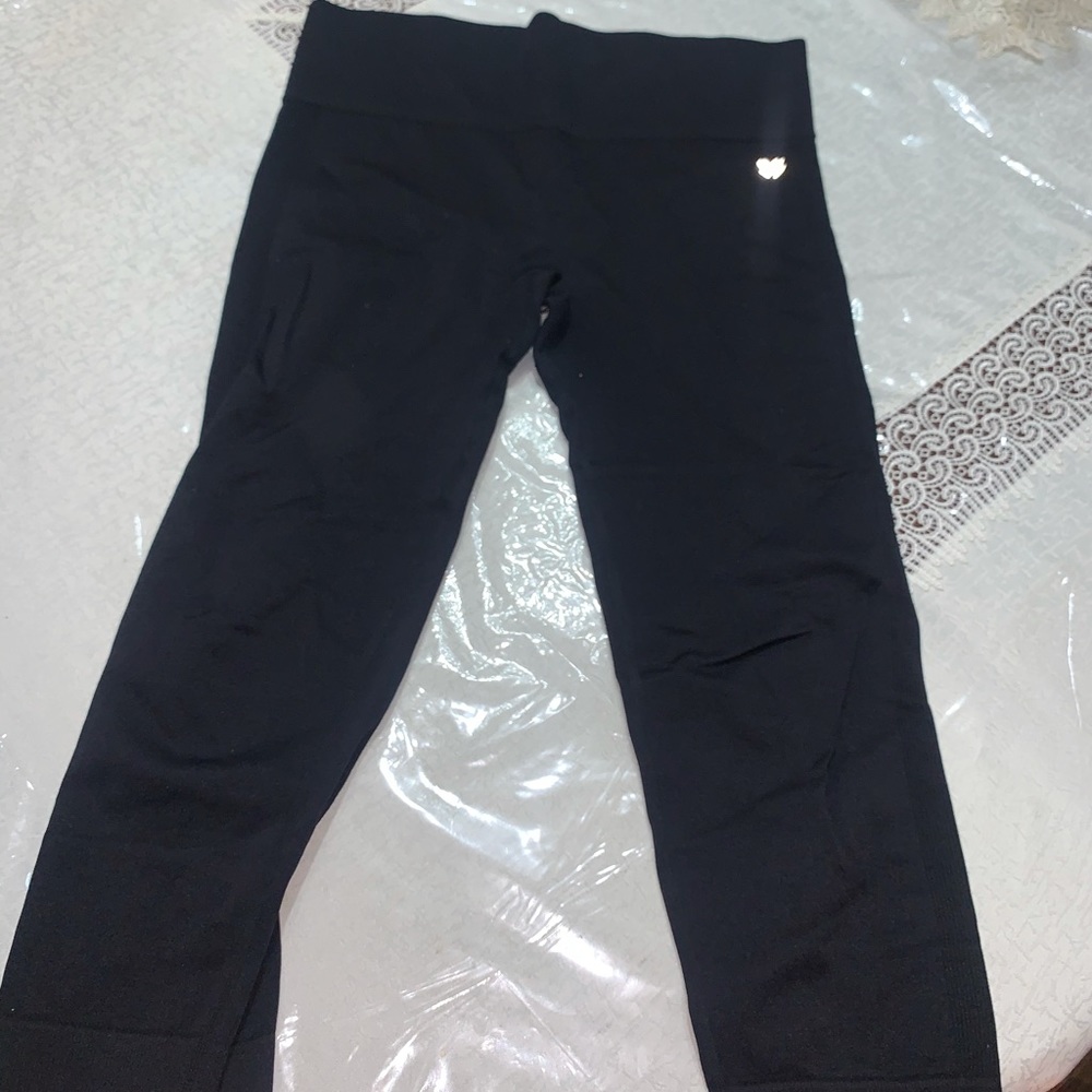 Black Active Capris Leggings